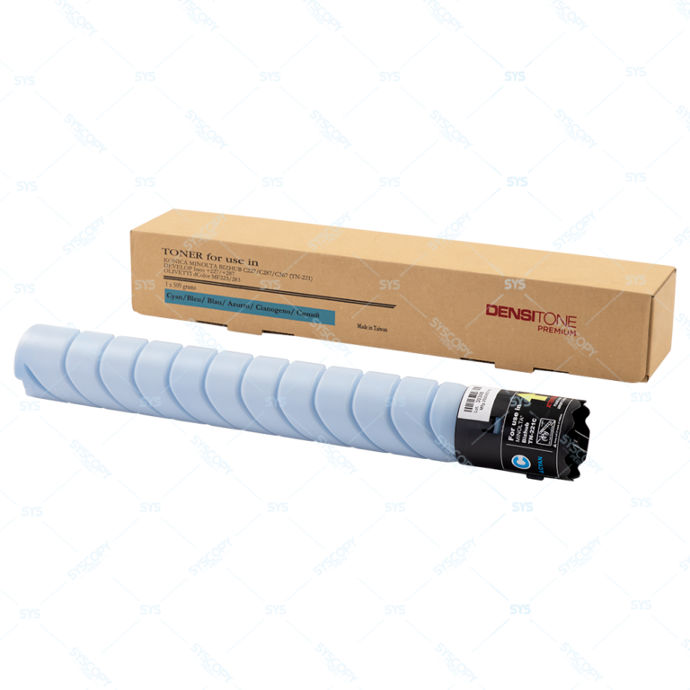 Tóner cyan para impresoras Konica Minolta