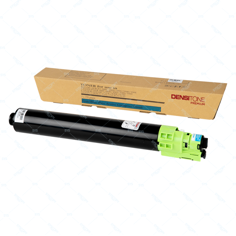 Tóner color cyan para impresoras Ricoh