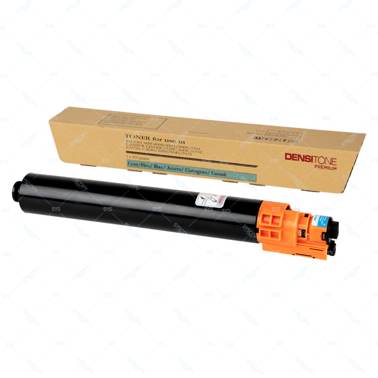 Tóner color cyan para impresoras Ricoh